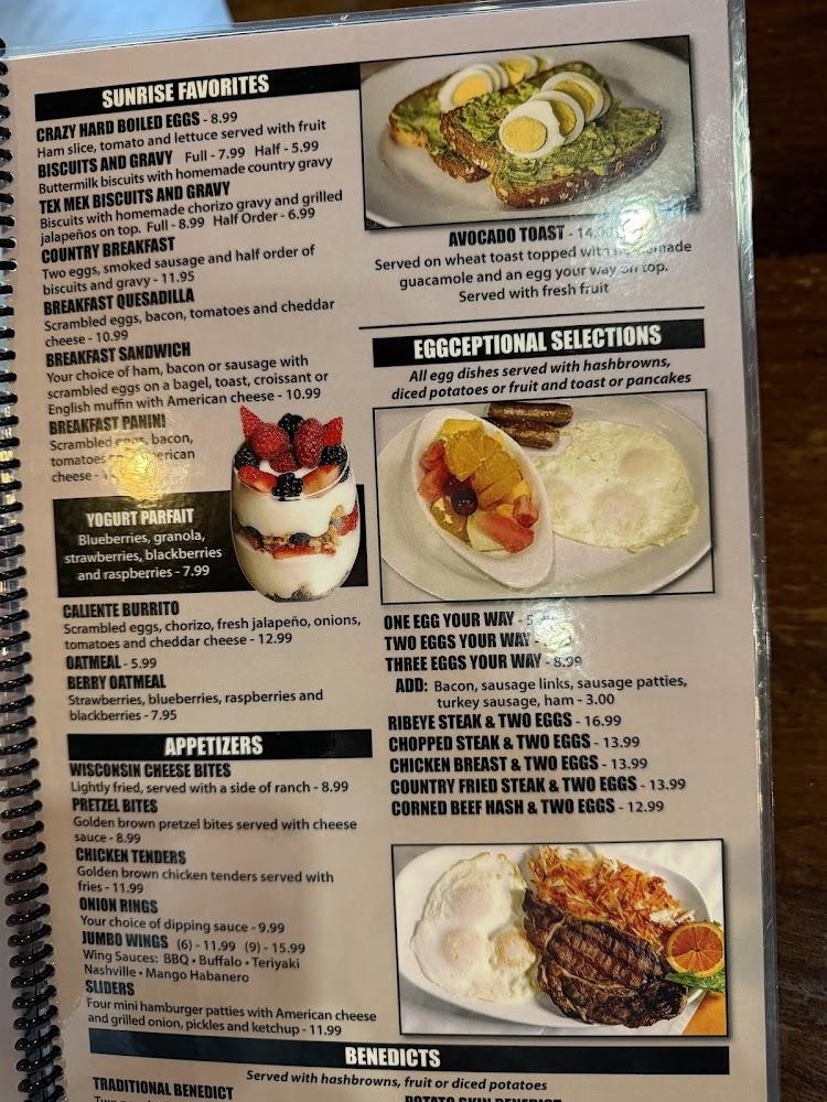 Sunrise Breakfast Menu image 1